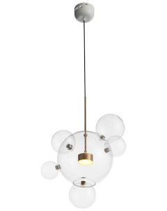 Светильник подвесной SL1133.213.01 латунь прозрачный (1*14Вт, 3000К, LED) St luce