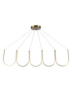 Светильник подвесной SL6202.213.01 золотистый (1*68Вт, 3000К, LED) St luce