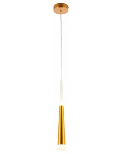 Светильник подвесной SLE200103 01 золотистый золотистый белый 1 7Вт 3000К LED Evoluce