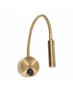 Светильник настенный (бра) ST653.331.01 бронза/бронза (1*3Вт, 3000К, LED) St luce