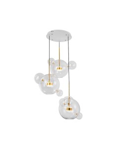 Светильник подвесной Kinklight Галла 07545-4 (3A),21 прозрачный/цвет корпуса золото (42Вт, 3000К, LED) Kink light