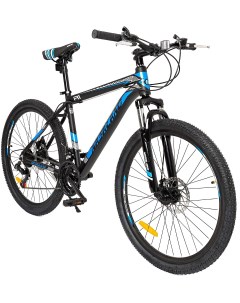 Велосипед горный 26 черно синий рама 18 алюминий Nasaland