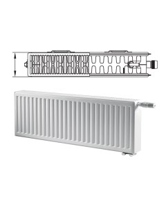 Радиатор стальной Profil-V FTV220301001R2Y, тип 22, 300х1000 Kermi