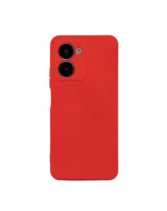 Чехол для Realme C33 бампер АТ Silicone case красный Digitalpart