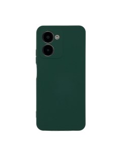 Чехол для Realme C33 бампер АТ Silicone case темно зеленый Digitalpart