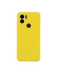 Чехол для Redmi A1 Plus бампер AT Silicone case желтый Digitalpart