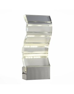 Светильник настенный (бра) SL580.701.01 хром/прозрачный (1*6Вт, 4000К, LED) St luce
