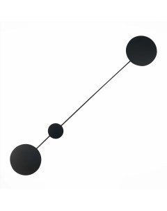Светильник настенный (бра) SL6006.401.02 черный/черный (2*5Вт, 3000К, LED) St luce