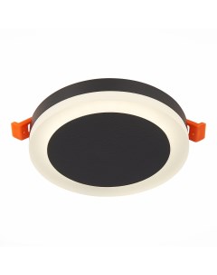 Светильник встраиваемый светодиодный ST104.442.06 черный/белый, черный (1*6Вт, 4000K, LED) St luce