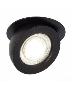 Светильник встраиваемый светодиодный ST654.438.10 IP20 черный/черный (1*10Вт, 3000K, LED) St luce
