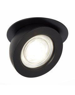 Светильник встраиваемый светодиодный ST654.448.10 IP20 черный/черный (1*10Вт, 4000K, LED) St luce