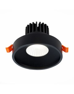 Светильник встраиваемый светодиодный ST751 438 10 IP20 черный черный 1 10Вт 3000K LED St luce