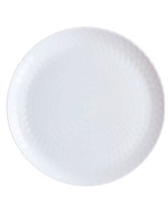 Тарелка мелкая стеклокерамическая Pampille white 25 см Luminarc