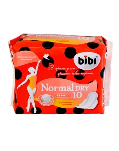Прокладки для критических дней Normal Dry 10 Bibi