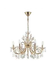 Светильник подвесной VERSIA 4977/6 зол./хрусталь (6*40Вт, E14) Odeon light