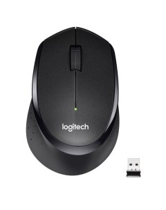 Мышь Logitech M330 Silent Plus радио (910-004909), чёрный