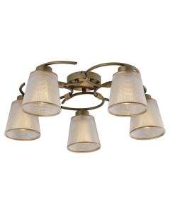 Светильник потолочный LGO Oakland LSP-0223 (5*60Вт, E27) Lussole