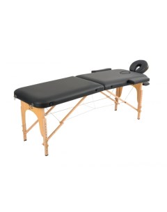 Массажный стол складной деревянный 2 с 60 см черный Atlas sport