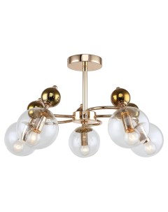 Светильник потолочный Cleburne LSP-8726 (5*40Вт, E14) Lussole