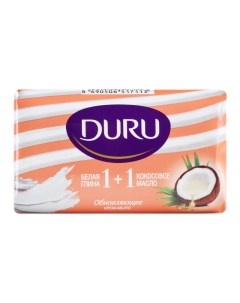 1 1 крем мыло белая глина кокосовое масло 80г Duru