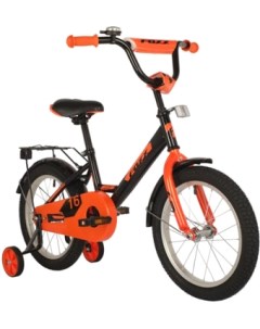 Детский велосипед BRIEF 16 2021 черный Foxx