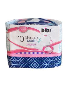 Прокладки для критических дней Classic Maxi Soft 10 Bibi