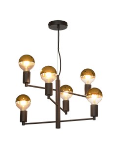 Светильник подвесной Huron LSP-8156-G (6*6Вт, E27) Lussole