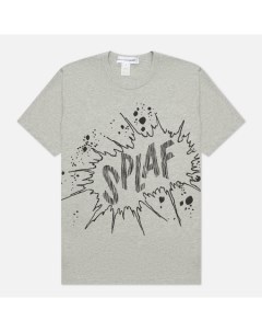 Мужская футболка x Christian Marclay Print Splaf Crew Neck Comme des garcons shirt