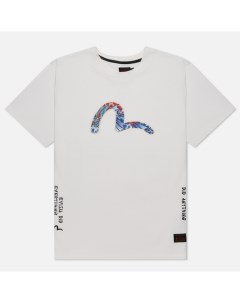 Мужская футболка Dragon Koi Pattern Seagull Printed Evisu