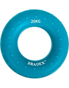 Эспандер кистевой SF 0570 20кг круглый массажный синий Bradex