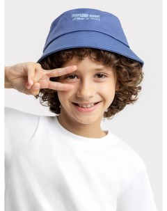Панама детская для мальчиков синяя с печатью Mark formelle