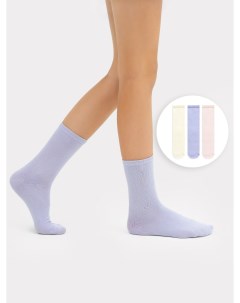 Носки детские мультипак 3 шт в фиолетовых оттенках Mark formelle