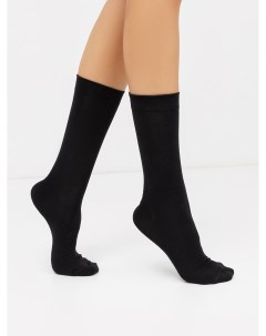 Женские высокие носки черного цвета Mark formelle