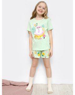 Хлопковая пижама для девочек футболка и шорты Mark formelle