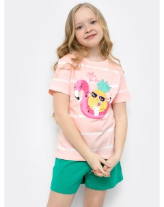 Хлопковая пижама для девочек футболка и шорты Mark formelle
