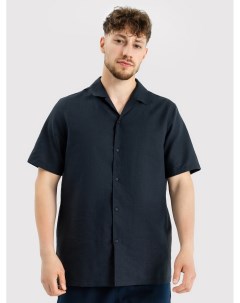 Мужская рубашка черная из премиального льна Mark formelle