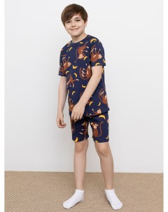 Хлопковая пижама для мальчиков футболка и шорты Mark formelle