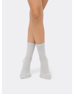 Детские высокие носки в оттенке светло серый меланж Mark formelle