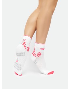 Укороченные женские спортивные носки из пряжи Meryl Skinlife белого цвета Mark formelle
