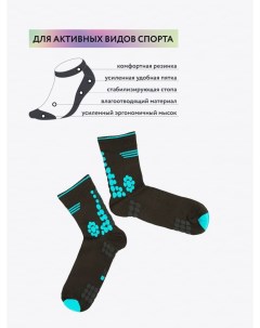 Укороченные мужские спортивные носки из пряжи Meryl Skinlife черного цвета Mark formelle