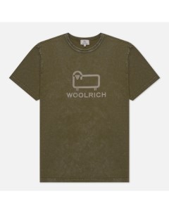Мужская футболка Macro Logo Woolrich