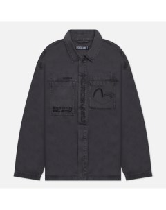 Мужская джинсовая куртка kuro Garment Washed Utility Shirt Evisu