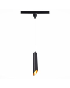 Светильник трековый ST152.406.01 черный/черный, золотистый (1*50Вт, GU10) St luce