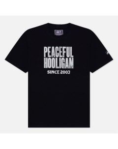 Мужская футболка Letter Press Peaceful hooligan