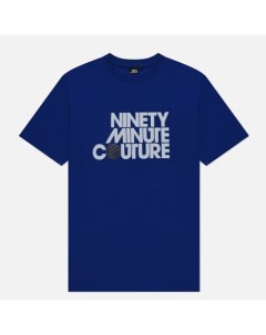Мужская футболка Logo 90 Minute Couture цвет синий размер XL Peaceful hooligan
