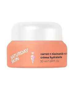 Ультра увлажняющий крем для лица Carrot Niacinamide с экстактами моркови 50 Saturday skin
