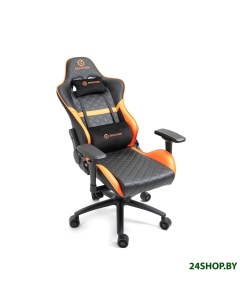 Кресло геймерcкое Delta черный оранжевый Evolution