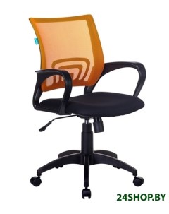 Кресло CH 695N OR TW 11 черный оранжевый Бюрократ