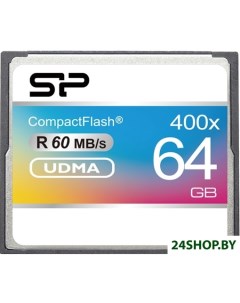 Карта памяти 400X Professional Compact Flash 64 Gb SP064GBCFC400V10 Silicon power