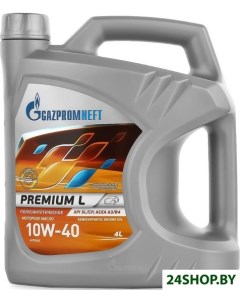 Моторное масло Premium L 10W 40 4л Gazpromneft